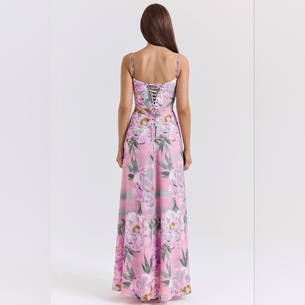 Pink Floral House of CB 'Seren'- XL - Picture 5 of 15